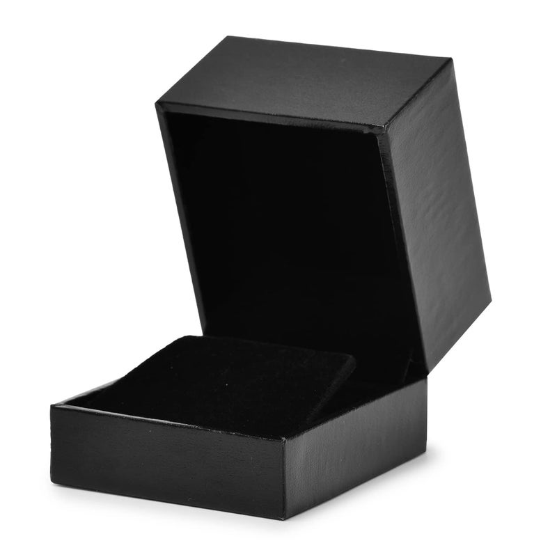 Oirlv Black Velvet Earring Gift Box- Wedding Anniversary or Engagement Earrings Jewelry Presentation Case - Image 5
